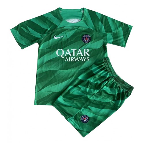 Maillot de foot Paris Saint-Germain Gardien de but Domicile enfant 2023-24 Manches Courte (+ pantalon court)